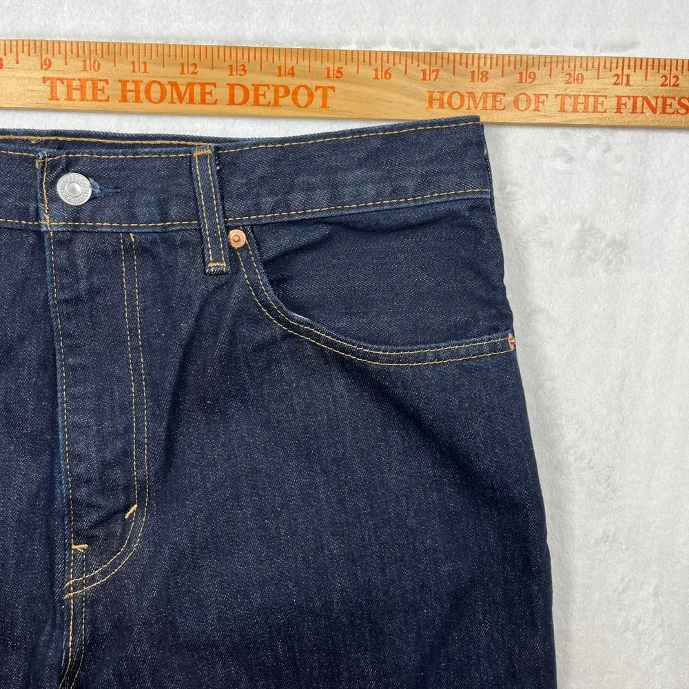 Levi's 517 Bootcut Jeans Mens 36x29 Dark Wash Indigo Western Denim Classic